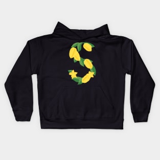 Apple Alphabet "S" Kids Hoodie